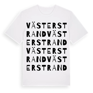 Västerstrand ordlek t-shirt – ekologisk bomull t-shirt från PinShirt