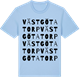 Blue Soul t-shirt med Västgötatorp ordlek t-shirt