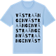 Blue Soul t-shirt med Västra Ängen ordlek t-shirt