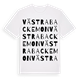 Västra Backemon ordlek t-shirt