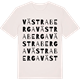 Vintage White t-shirt med Västra Berga ordlek t-shirt