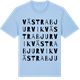 Blue Soul t-shirt med Västra Bjurvik ordlek t-shirt