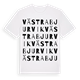 Västra Bjurvik ordlek t-shirt