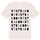 Vintage White t-shirt med Västra Boda ordlek t-shirt