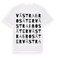 Västra Brosäter ordlek t-shirt