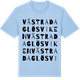 Blue Soul t-shirt med Västra Daglösviken ordlek t-shirt