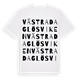 Västra Daglösviken ordlek t-shirt