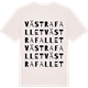 Vintage White t-shirt med Västra Fallet ordlek t-shirt