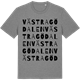 Mid Heather Gray t-shirt med Västra Gödalen ordlek t-shirt