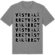 Mid Heather Gray t-shirt med Västra kärret ordlek t-shirt