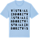 Blue Soul t-shirt med Västra Klennoret ordlek t-shirt