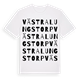 White t-shirt med Västra Lungstorp ordlek t-shirt