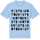 Blue Soul t-shirt med Västra Nötön ordlek t-shirt