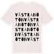 Vintage White t-shirt med Västra Nötön ordlek t-shirt