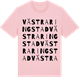 Pink Cotton t-shirt med Västra Ringstad ordlek t-shirt