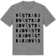 Mid Heather Gray t-shirt med Västra Rud ordlek t-shirt
