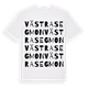 Västra Segmon ordlek t-shirt