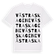 Västra Skagene ordlek t-shirt