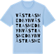 Blue Soul t-shirt med Västra Smedbyn ordlek t-shirt