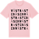 Pink Cotton t-shirt med Västra Stenåsen ordlek t-shirt