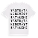 Västra Takene ordlek t-shirt