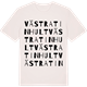 Vintage White t-shirt med Västra Tinhult ordlek t-shirt