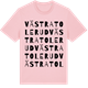 Pink Cotton t-shirt med Västra Tolerud ordlek t-shirt