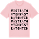 Pink Cotton t-shirt med Västra Tomten ordlek t-shirt