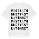 White t-shirt med Västra Tönnet ordlek t-shirt