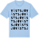 Blue Soul t-shirt med Västsjö ordlek t-shirt