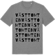 Mid Heather Gray t-shirt med Västtomten ordlek t-shirt