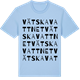 Blue Soul t-shirt med Vätskavattnet ordlek t-shirt