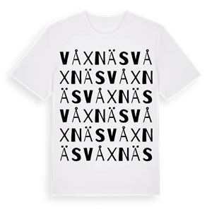 Våxnäs ordlek t-shirt – ekologisk bomull t-shirt från Pinshirt