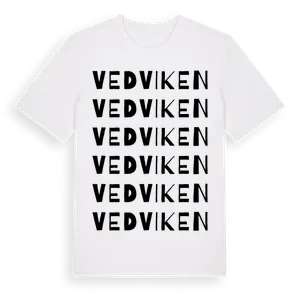 Vedviken ordlek t-shirt – ekologisk bomull t-shirt från Pinshirt