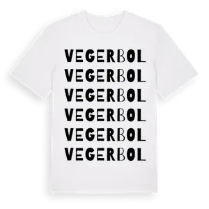 Vegerbol ordlek t-shirt – ekologisk bomull t-shirt från Pinshirt