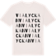 Vintage White t-shirt med Vialyckan ordlek t-shirt