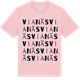 Pink Cotton t-shirt med Vianäs ordlek t-shirt