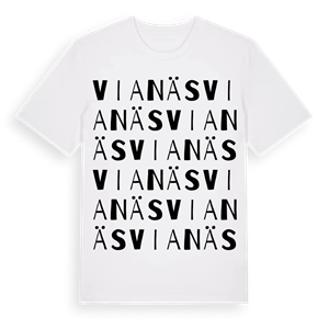 Vianäs ordlek t-shirt – ekologisk bomull t-shirt från PinShirt