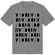 Mid Heather Gray t-shirt med Vidön ordlek t-shirt