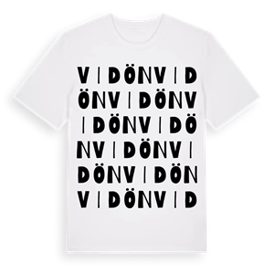 Vidön ordlek t-shirt – ekologisk bomull t-shirt från Pinshirt