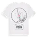 White t-shirt med Vidön t-shirt