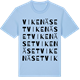 Blue Soul t-shirt med Vikenäset ordlek t-shirt