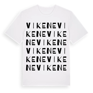 Vikene ordlek t-shirt – ekologisk bomull t-shirt från PinShirt