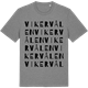 Mid Heather Gray t-shirt med Vikervålen ordlek t-shirt