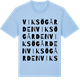 Blue Soul t-shirt med Viksögården ordlek t-shirt