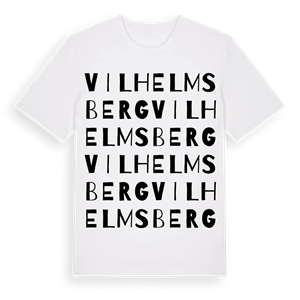 Vilhelmsberg ordlek t-shirt – ekologisk bomull t-shirt från PinShirt