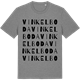 Mid Heather Gray t-shirt med Vinkelboda ordlek t-shirt
