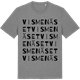 Mid Heather Gray t-shirt med Vismenäset ordlek t-shirt