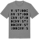 Mid Heather Gray t-shirt med Vistudden ordlek t-shirt