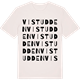 Vintage White t-shirt med Vistudden ordlek t-shirt